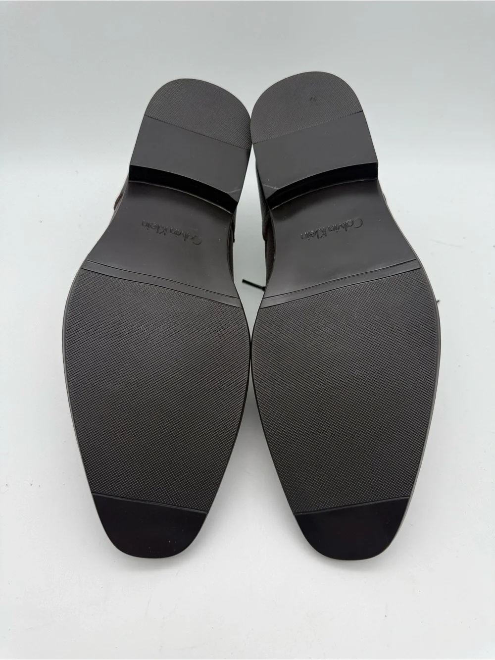 BRAND NEW Calvin Klein Men's Ripley Tumbled Leather Dark Brown Men’s Size 10.5